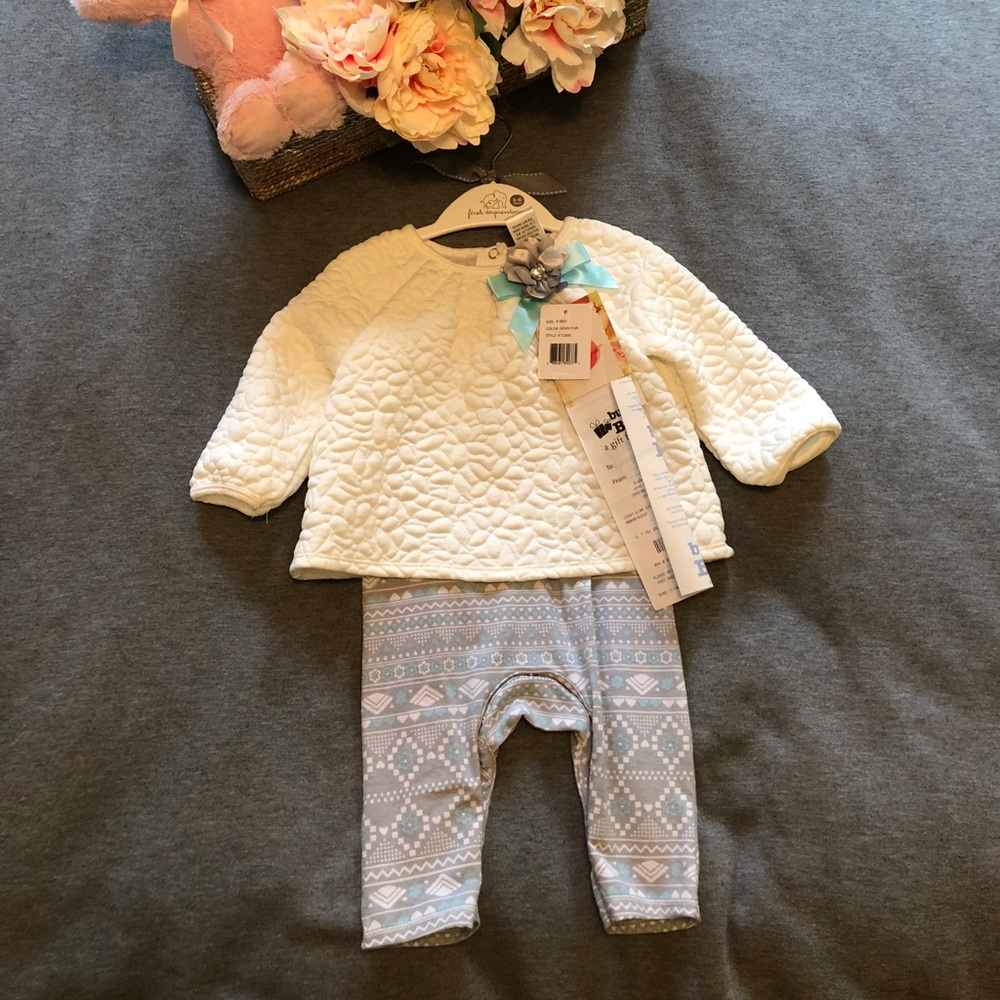 Baby girl winter 2 piece set